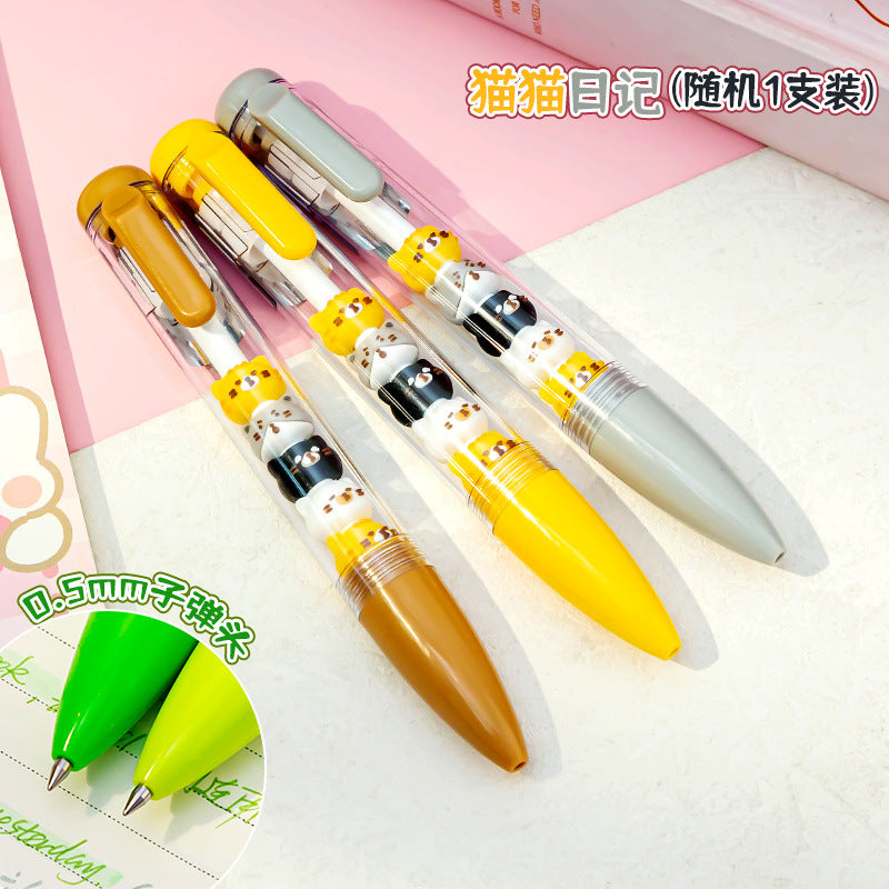 Wholesale DIY string gel pen black smooth ballpoint pen